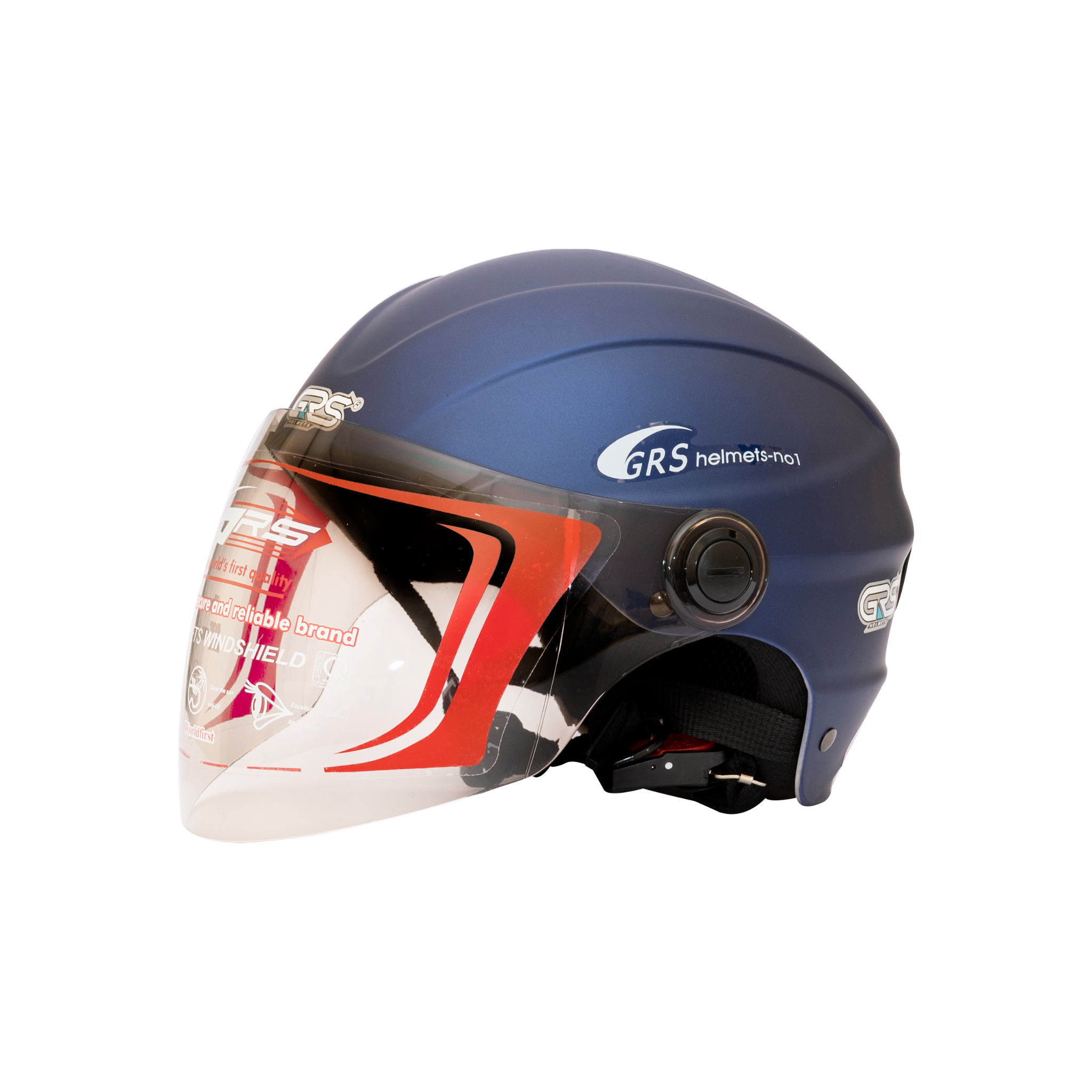 Mũ Bảo Hiểm Nữa Đầu Có Kính GRS-790 Kính Dài 